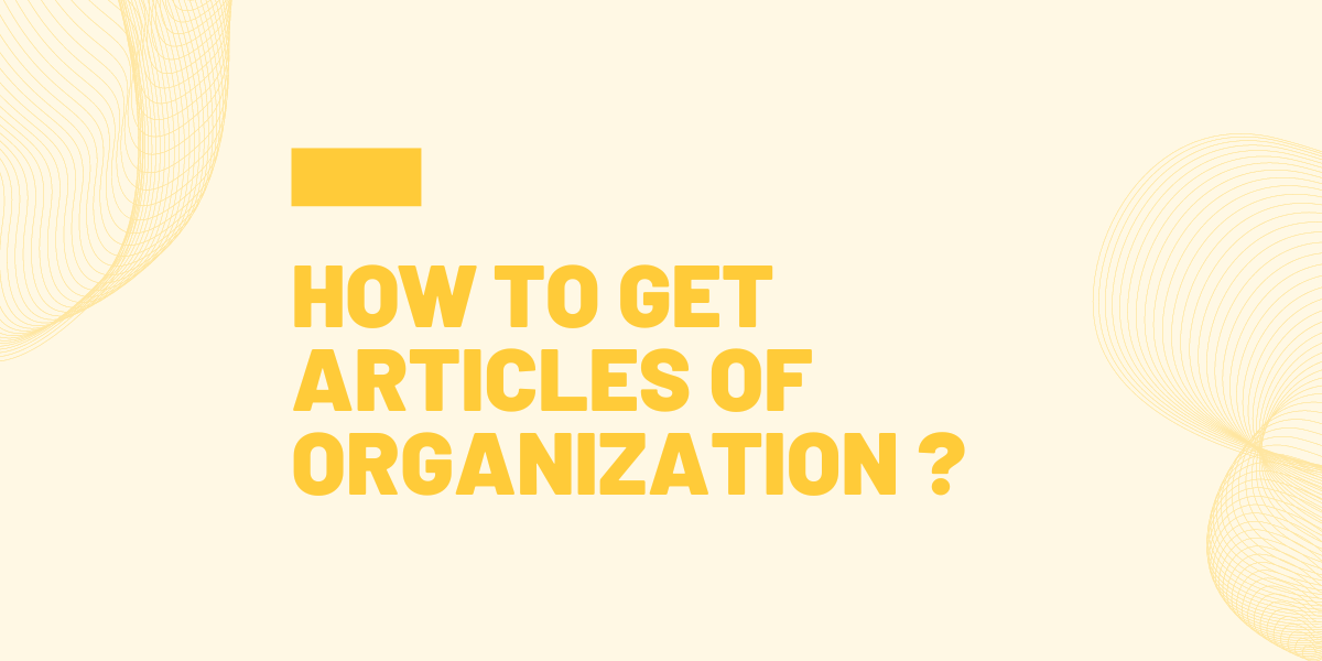 how to get articles of organization for llc