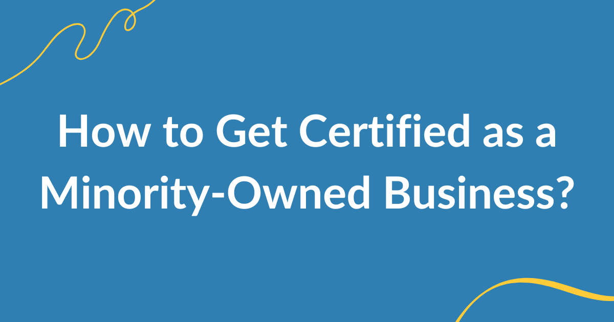 how get certified as a minority owned guide