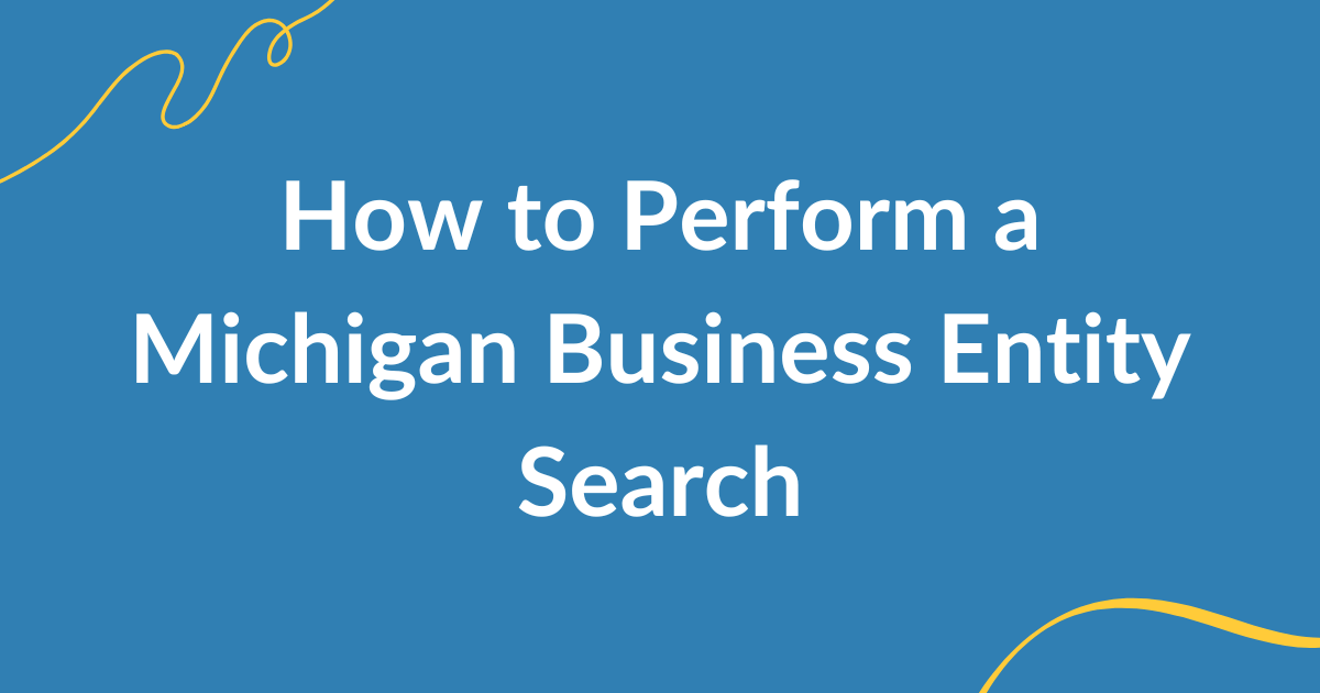 michigan business entity search