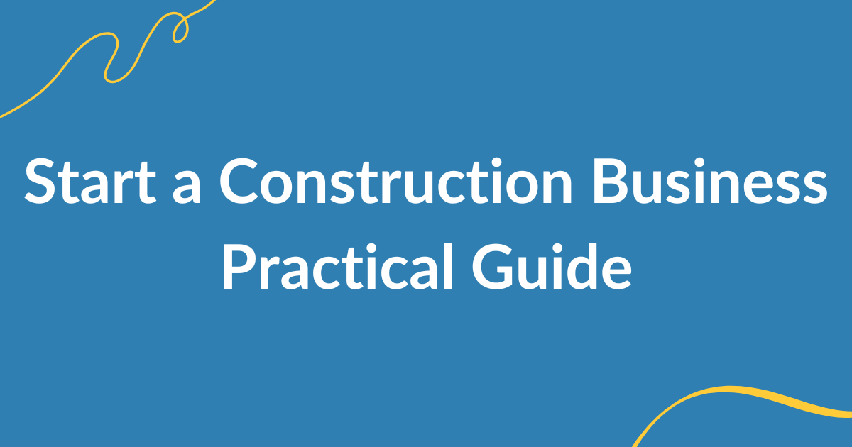 how start construction business guide