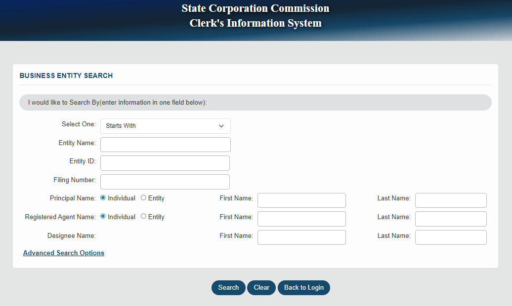 Virginia Business Search (VA SCC CIS): LLC & Corporation Lookup 2 Match options in Virginia SCC CIS search