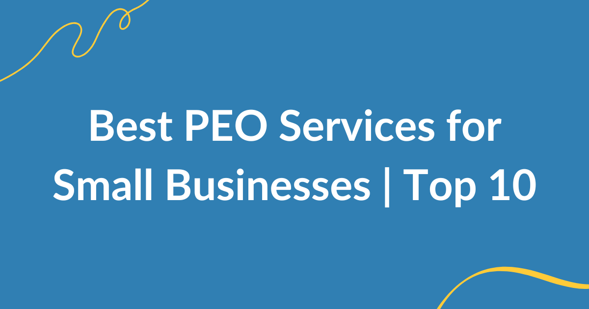 best providers PEO small business