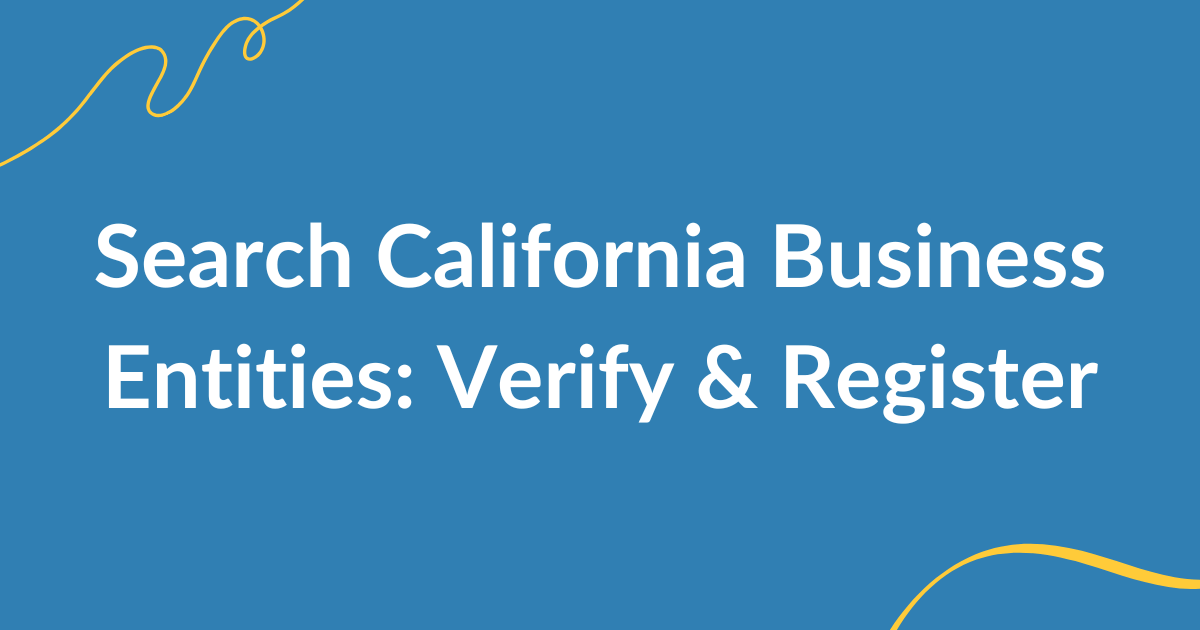 california business entity search