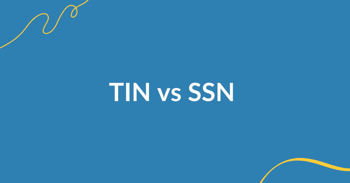 tin vs ssn differences tax and identification