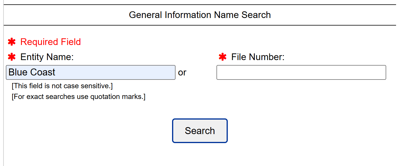 business entity search delaware