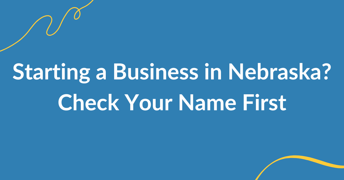 Searching Nebraska LLC name availability online