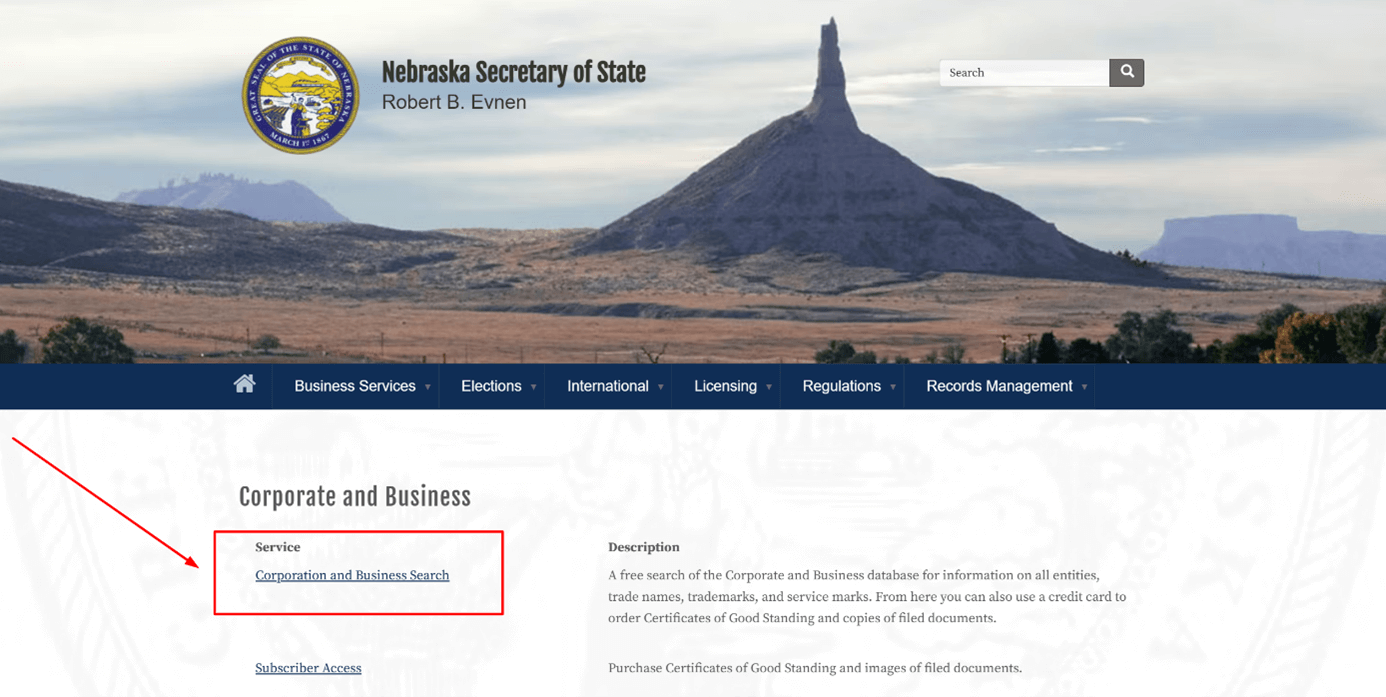 process business name lookup new mexico