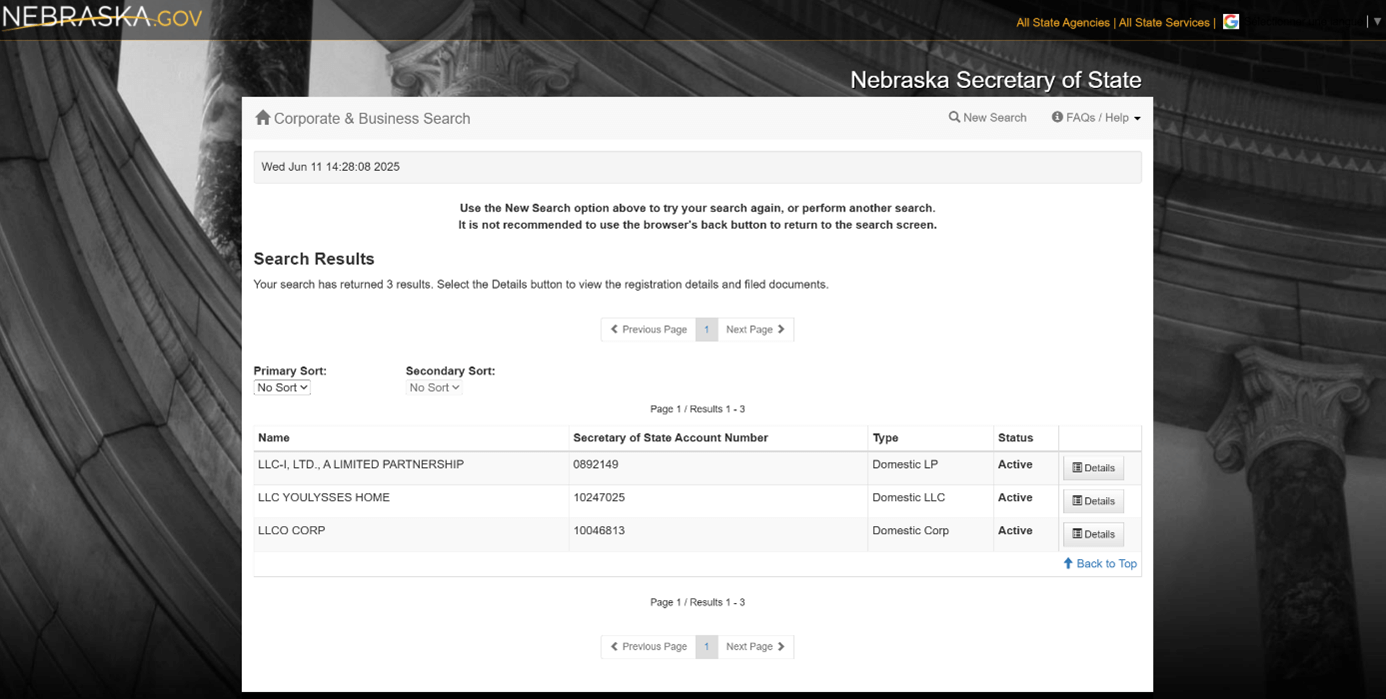 process business name lookup new mexico