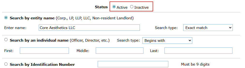 process business name lookup new mexico