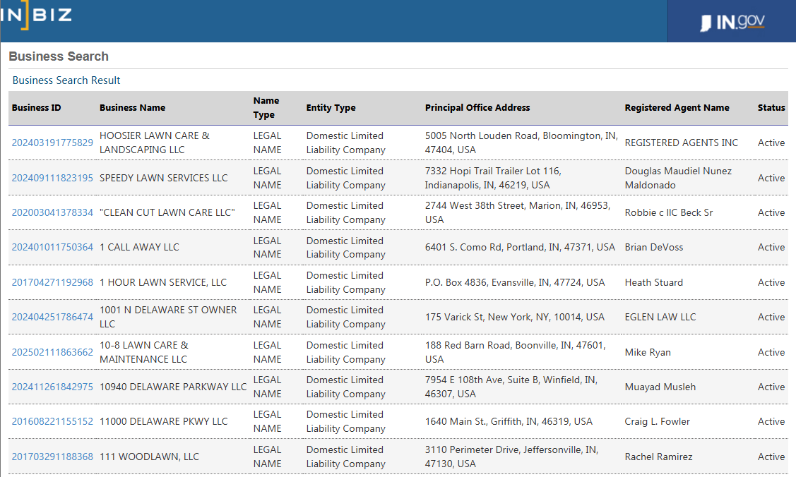 process business name lookup new mexico
