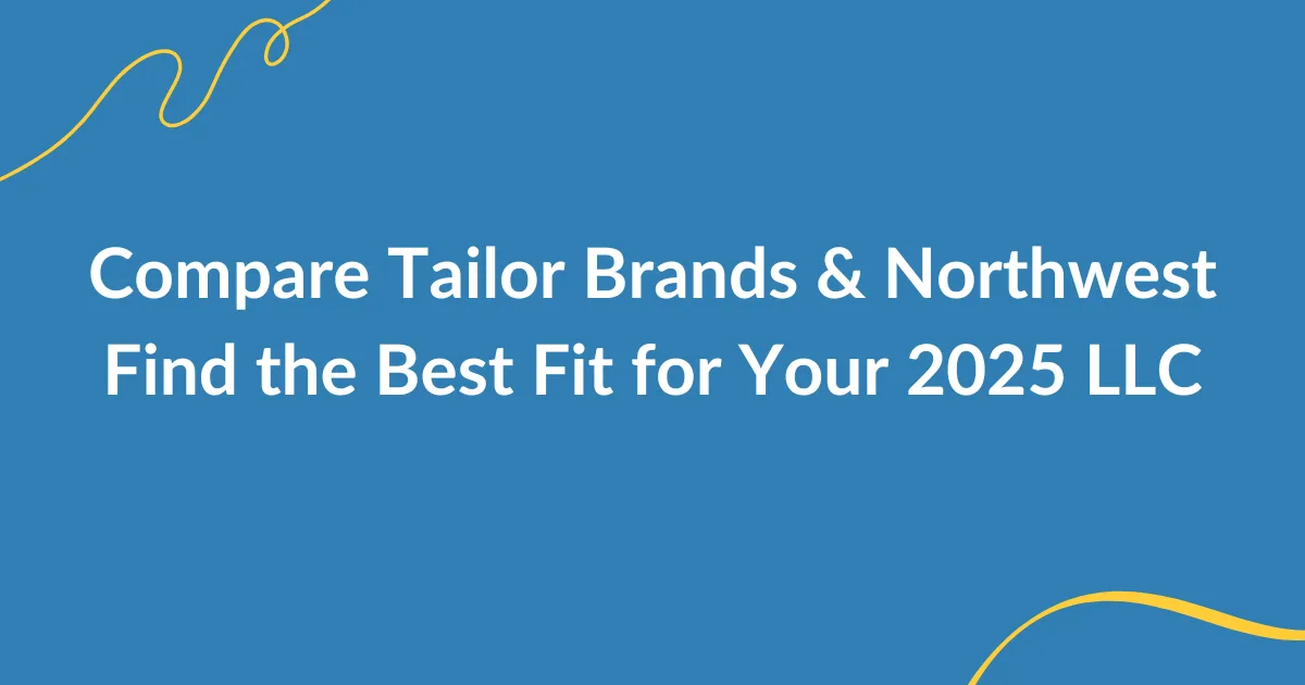 Tailor Brands vs Northwest LLC service comparison 2025