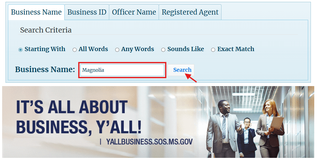 Mississippi LLC Search: Secure a Unique Name & Verify Records (2025) 1