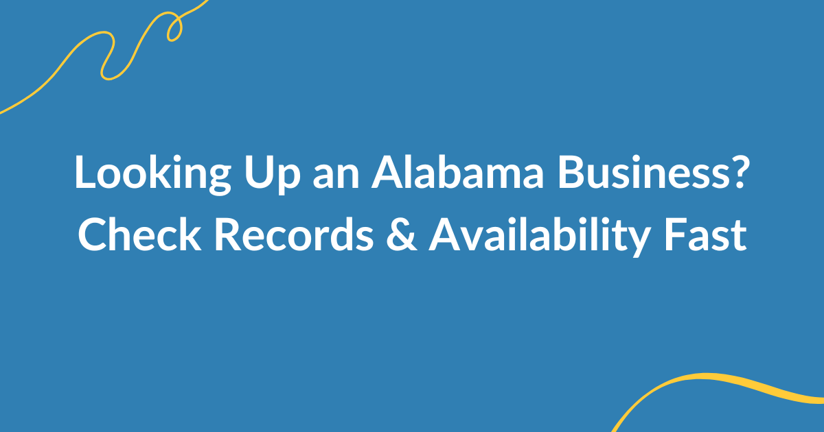 Alabama LLC search guide with step-by-step instructions