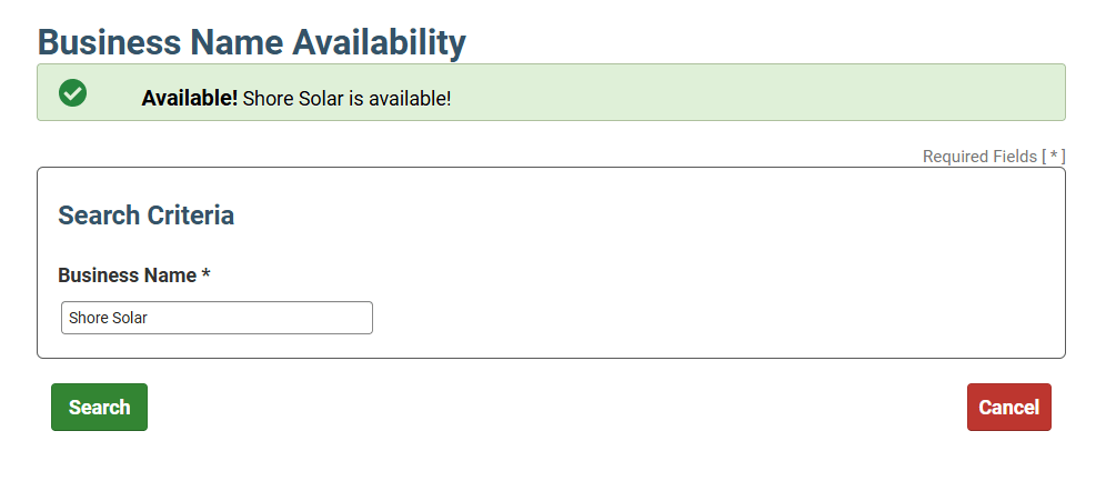 New Jersey Business Search — Name Availability & Records 4
