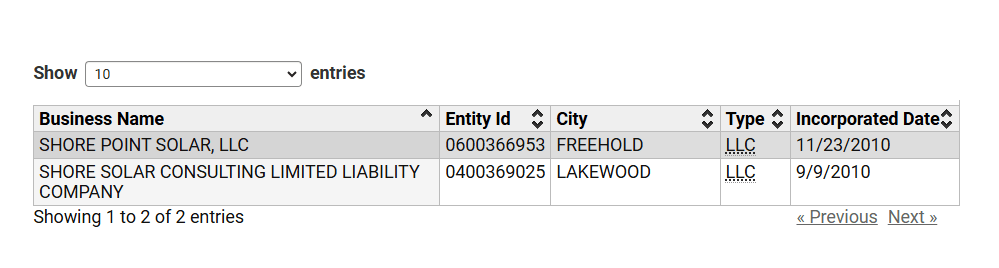 New Jersey Business Search — Name Availability & Records 3