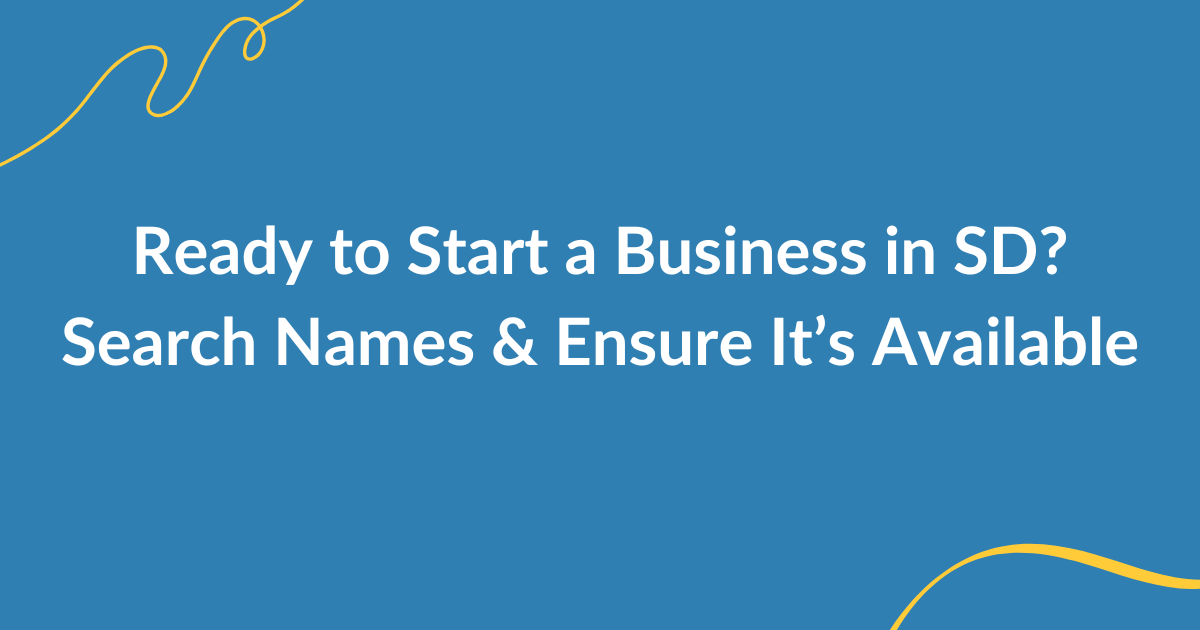 South Dakota business entity search guide with step-by-step instructions