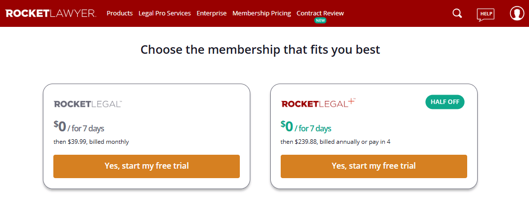 Northwest Registered Agent LLC formation service pricing