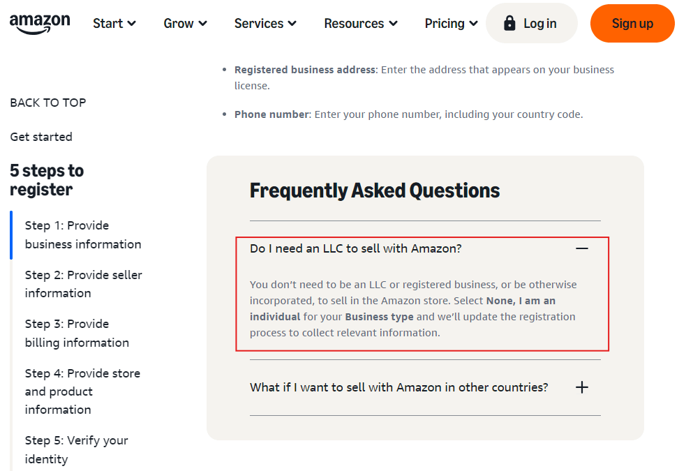 Do You Need an LLC to Sell on Amazon? A Practical Guide for New Sellers 1 Amazon Seller Central individual vs registered business registration requirements