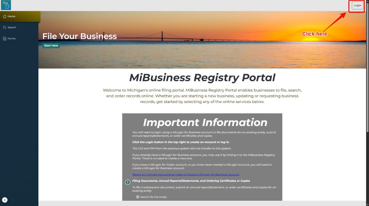 LLC Cost in Michigan (2026 Guide to All Formation & Ongoing Fees) 2 MiBusiness Registry Portal