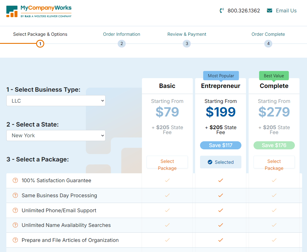 Best LLC Formation Services in Ohio (2026): 12 Providers Compared 6 MyCompanyWorks LLC formation service pricing