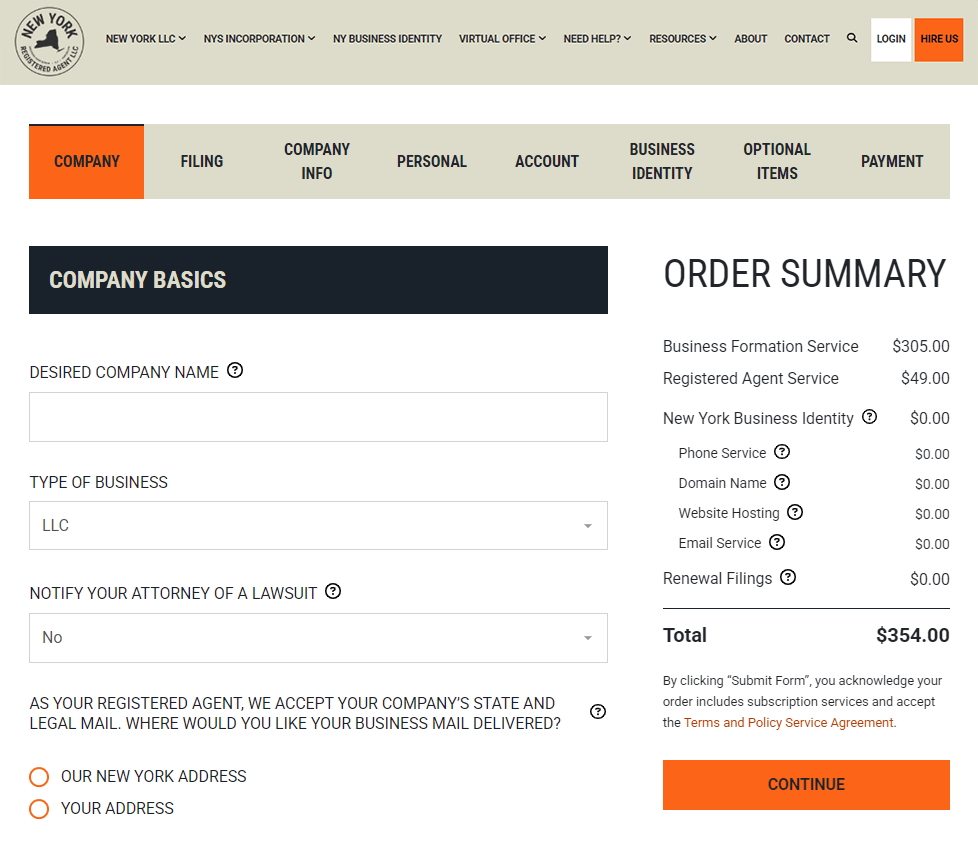 The 10 Best LLC Services in New York: Reviewed and Ranked (2026) 6 New York Registered Agent LLC formation service pricing