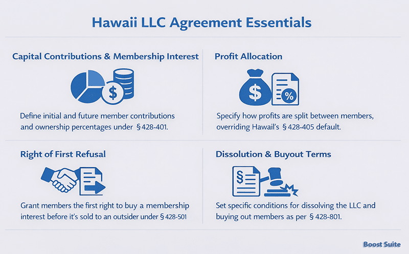 Your Hawaii LLC Deserves More Than HRS Chapter 428 Defaults 1 Hawaii LLC Agreement Essentials