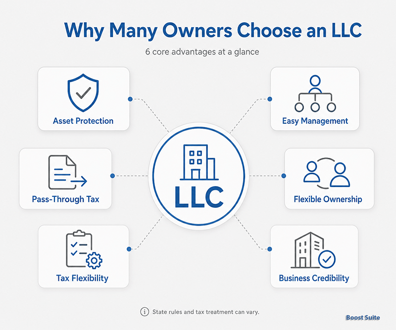 LLC Benefits: Main Advantages of Forming an LLC 1 llc benefits main advantages