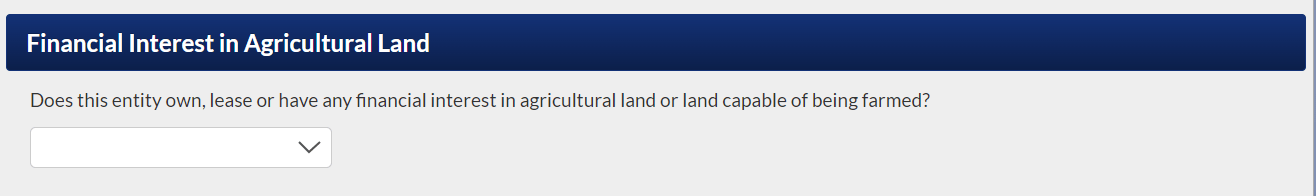Answering the agricultural land question in a Minnesota LLC annual renewal