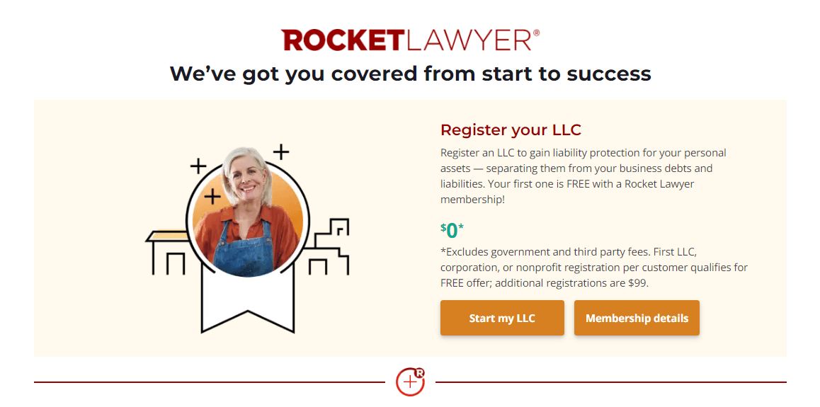 Best LLC Services in Delaware: Top Formation Companies Compared 8 RocketLawyer Pricing Plans page